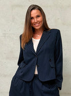 Nålestribet blazer - #42021