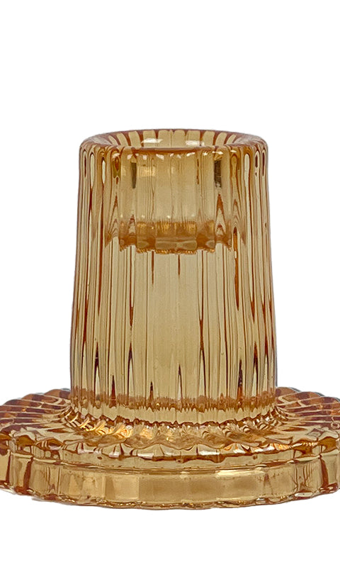 Glas lysestage - Sunflower #WAR83