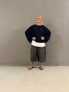 Helle er 168 cm høj og bruger størrelse S/M