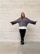Kamilla er 174 cm høj og bruger størrelse M/L