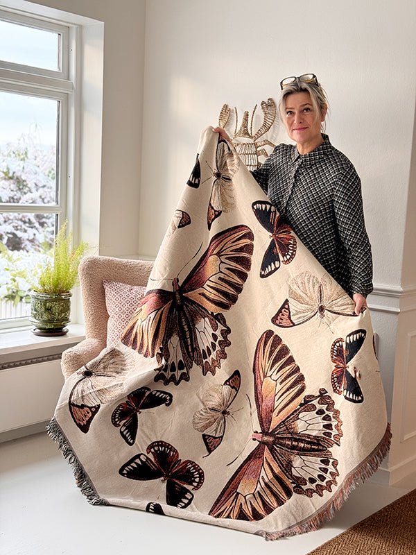 Jacquard Woven Blanket 160x200 cm – Danish Design and Comfort