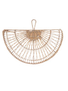 Væg-dekoration-vifte i rattan  #WAR123