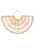 Væg-dekoration-vifte i rattan  #WAR125