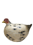 Candleholder - White & black Hen #WAR178 