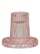 Spectacula glass candleholder - Seashell pink #WAR85