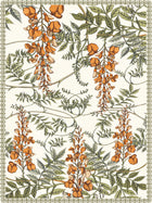 Keramik fad med korkbagside- Faux flowers #WAR98