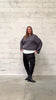 Kamilla er 174 cm høj og bruger størrelse M/L