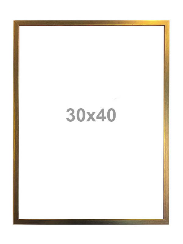 Frame - gold finish - 30x40 #10R15