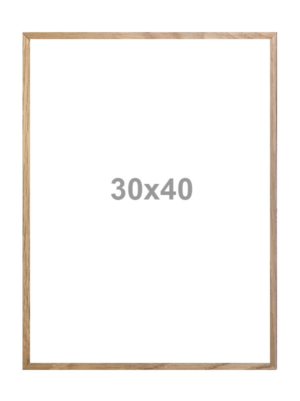 Frame - oak - 30x40 #10R03