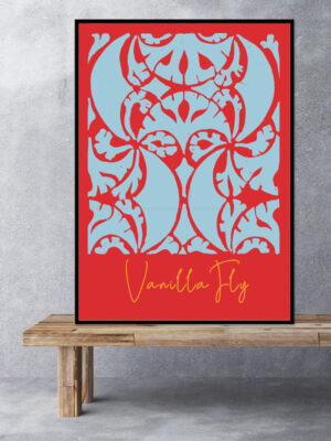 Poster - VanillaFly red/blue #PSC278