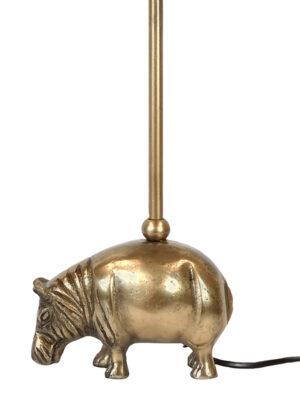 Table lamp - hippo- brass finish #WAR14