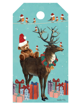 Gift tag - christmas line - WAR61D (10 pack- 10 pcs of same design)