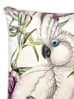 Velvet cushion cover w/piping – Cherry blossom #LA170