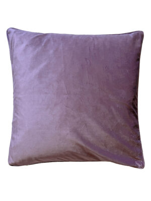 Velvet cushion cover w/piping – Lavender #LA171
